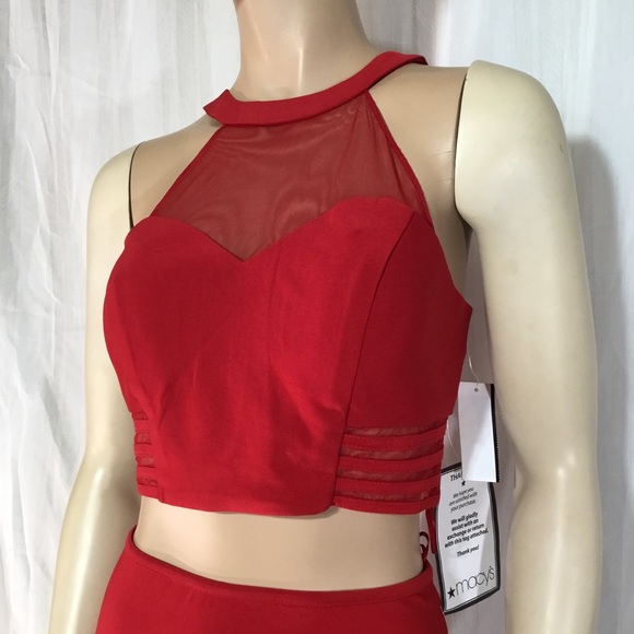 Morgan & company junior 2-pc bodycon dress A05 - Picture 3 of 7